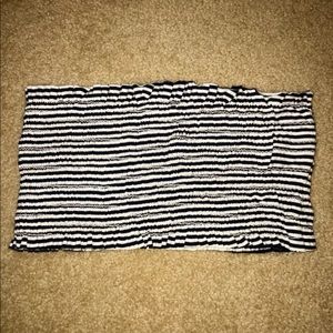 brandy melville striped bandeau